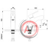 Смеситель Rossinka RS43-11U для раковины
