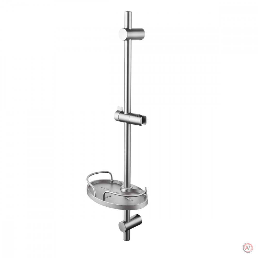Стойка для душа Lemark LM3775GM с полочкой