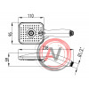 Лейка душевая Lemark LM8054C, 3-функциональная