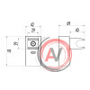Крепление настенное Lemark LM8079C поворотное для лейки