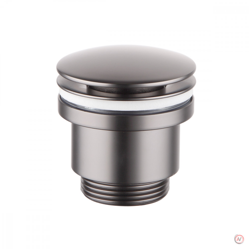 Донный клапан Lemark LM8500GM универсальный, графит