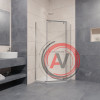 Душевой уголок 80*80*195 RGW PA-81 Трапеция/Хром/Матовое/6 мм (Easy)