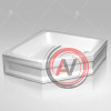 Душевой поддон 90*90*15 h27 RGW BT/CL-S-A /Трапеция Ø60 Акриловый (FW5-5)