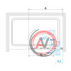 Шторка на ванну 120*150 RGW SC-22 Хром/Прозрачное/4 мм (Easy)