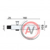 Излив с подключением RGW SP-143 166*70 Хром