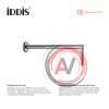 Кронштейн для верхнего душа, IDDIS, 001SB33i61