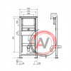 Инсталляция EURO II URINAL (0500*1150*0120), OLI