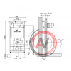 Инсталляция OLI74 PLUS (0580*1130*0120), механическая, Happy Air, OLI
