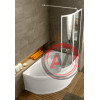 Ванна акриловая угловая Ravak ROSA 150x105 правая CJ01000000