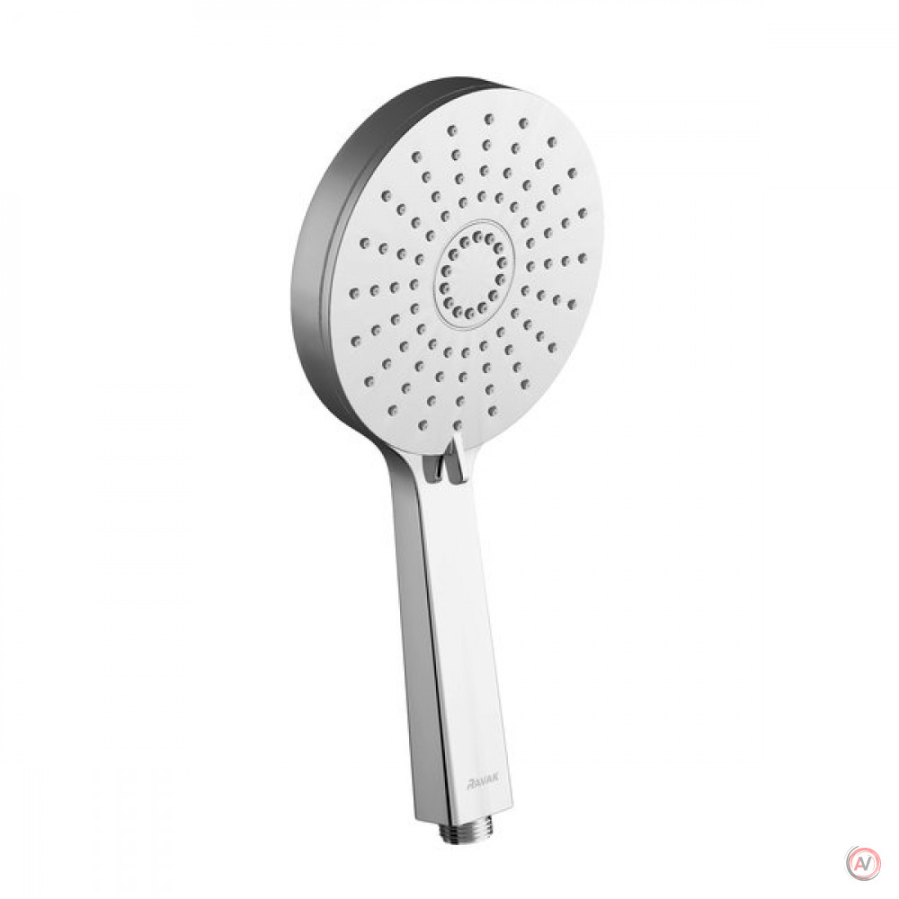 Душевая лейка Ravak Flat XXL 3 функции диаметр 140 мм 961.00, X07P344