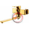 Смеситель для ванны с душем D&K Berlin.Tourto DA1433303 длинный излив золото