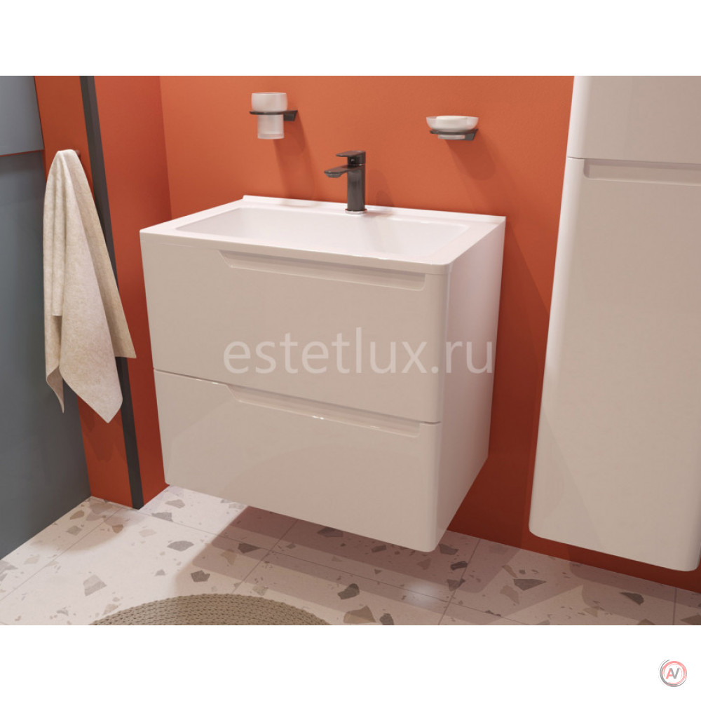 Комплект мебели Kare Luxe 700х450 подвесной 2 ящика (ШхГхВ) 698х446х607