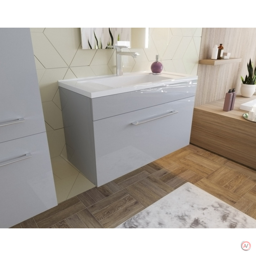 Комплект мебели Elin 800х370 подвесной 1 ящик (ШхГхВ) 798х366х480