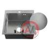 Мойка FABIA PROFI Decor 50503D врезная 50х50