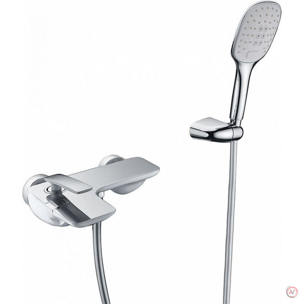 Смеситель Timo Helmi 4014/00-16Y chrome white для ванны и душа