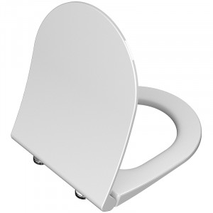 Универсальное тонкое сиденье MODEL 2 - круглое (DUROPLAST, SOFT-CLOSING, DETACHABLE METAL HINGE, TOP FIXING) PROMO - ACTION