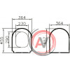Универсальное тонкое сиденье MODEL 2 - круглое (DUROPLAST, SOFT-CLOSING, DETACHABLE METAL HINGE, TOP FIXING) PROMO - ACTION