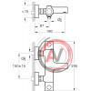 Термостат VitrA AquaHeat RS3 A47157EXP для ванны с душем