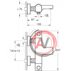 Термостат VitrA AquaHeat SS3 A47159EXP для ванны с душем