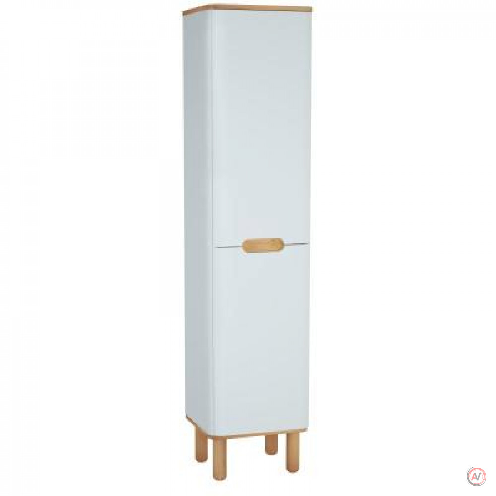 Sento высокий шкафчик, с корзиной для белья, с ножками, 40 см