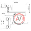 Vils 5602L Смеситель для ванны с длинным изливом