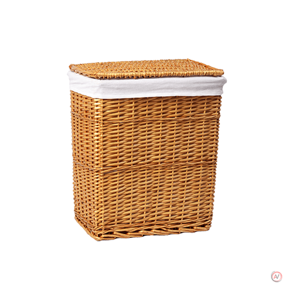 Ammer WB-370-L Плетеная корзина для белья с крышкой
