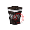 Salm WB-270-M Плетеная корзина для белья с крышкой