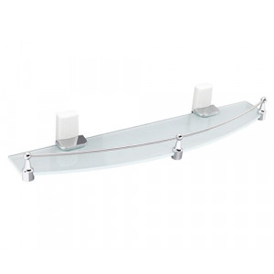 Leine K-5044WHITE (ранее К-5024WHITE) Полка стеклянная с бортиком