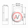 Aller 1067WHITE Смеситель для кухни