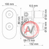Berkel 4833 Thermo Термостатический смеситель для ванны и душа