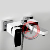 Aller 1061WHITE Смеситель для ванны с коротким изливом