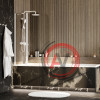 Leine 35P02-110WHITE Fixed Стеклянная шторка на ванну