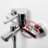 Main 4101 Смеситель для ванны с коротким изливом