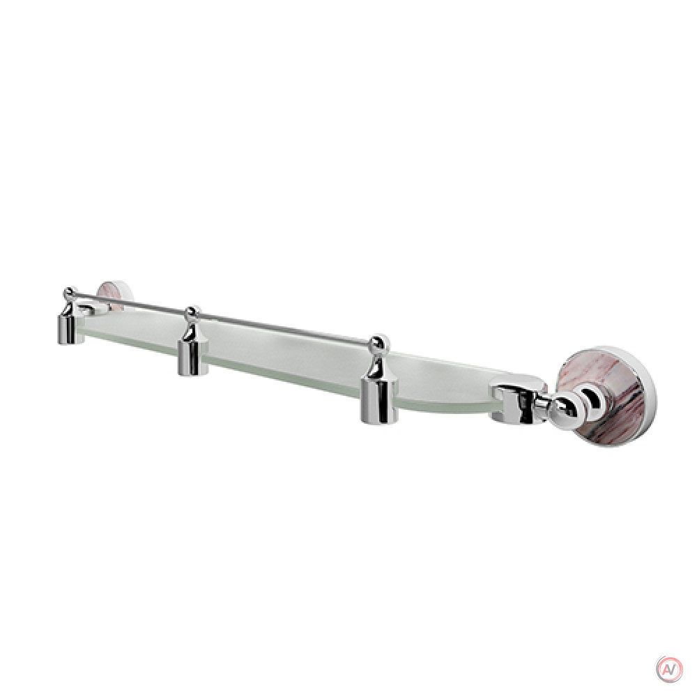 Aland K-8544 Полка стеклянная с бортиком