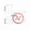 Wern K-2596 Держатель туалетной бумаги
