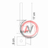 Wern K-2597 Держатель туалетной бумаги