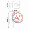 Wern K-2599 Дозатор для жидкого мыла