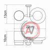 Oder K-3026 Держатель стакана и мыльницы