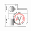 Leine K-5059 Держатель туалетной бумаги и освежителя