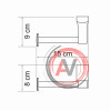 Exter K-5296 Держатель туалетной бумаги