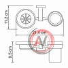 Lippe K-6526 Держатель стакана и мыльницы
