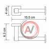 Lippe K-6596 Держатель туалетной бумаги