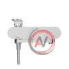 Смеситель для ванны Ravak Chrome CR 022.00/150 с поворотным изливом X070042