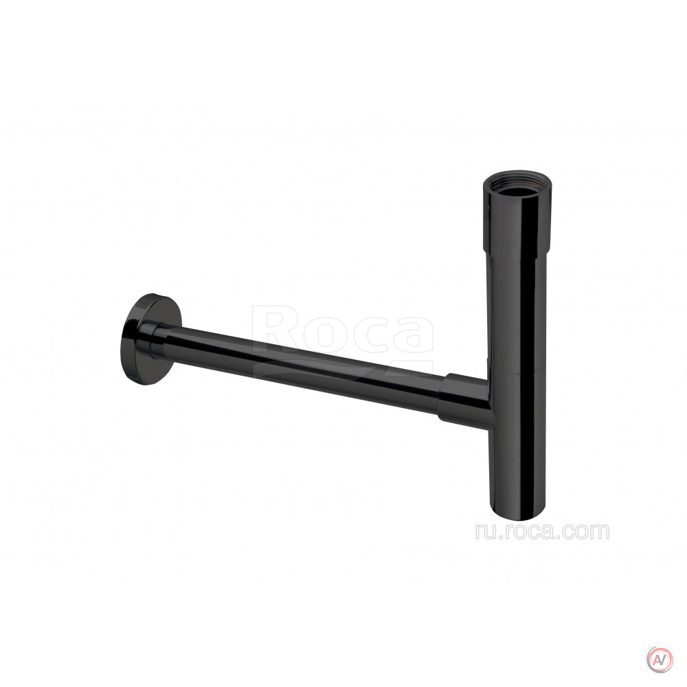 Сифон для раковины 1 1/4" Titanium black Totem
