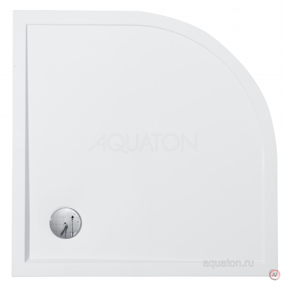 Душевой поддон Aquaton Калифорния 100х100 в четверть круга белый 1A715436CA010