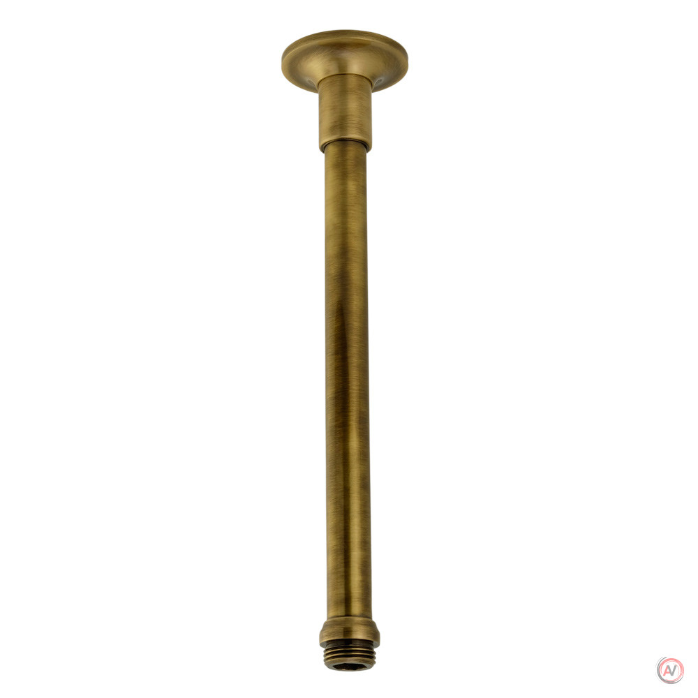 RICAMBI VERTICAL Кронштейн потолочный для верхнего душа, L-250 mm., d-18 mm., 1/2"x1/2", бронза