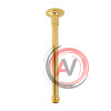 RICAMBI VERTICAL Кронштейн потолочный для верхнего душа, L-250 mm., d-18 mm., 1/2"x1/2", золото