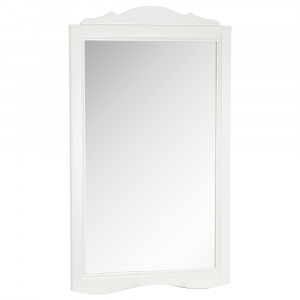 BELLA Зеркало прямоугольное 68xH113x3 см, цвет: BIANCO MAT PATINATO