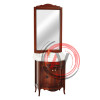 BELLA Зеркало прямоугольное 68xH113x3 см, цвет: NOCE