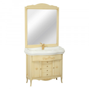 BELLA Зеркало прямоугольное 96xH114x3 см, цвет: DECAPE SABBIA